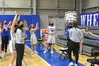 Mikayla Pucci 1000th  Wheaton College women's basketball’s Mikayla Pucci is honored after scoring her 1000th career point. - Photo By: KEITH NORDSTROM : Wheaton, basketball, Mikayla Pucci, 1000th